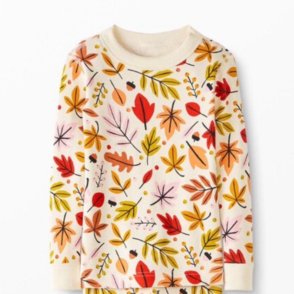 Hanna Andersson Fall Foliage Pajamas NWT